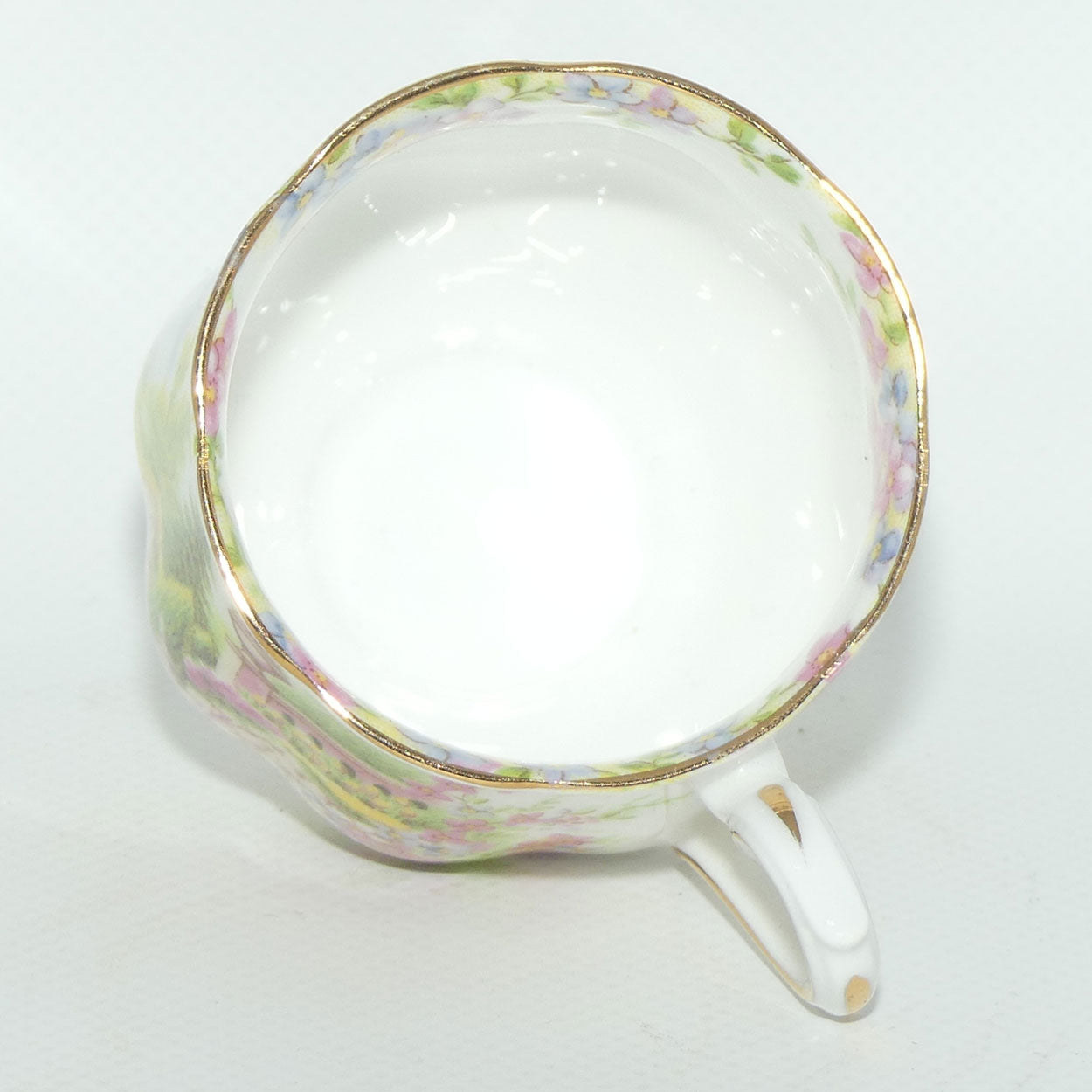 Royal Albert Bone China Kentish Rockery pattern duo | coffee size | older Hampton shape