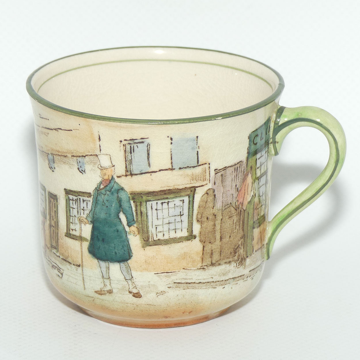 Royal Doulton Dickens duo #2 Mr Micawber | Sairey Gamp