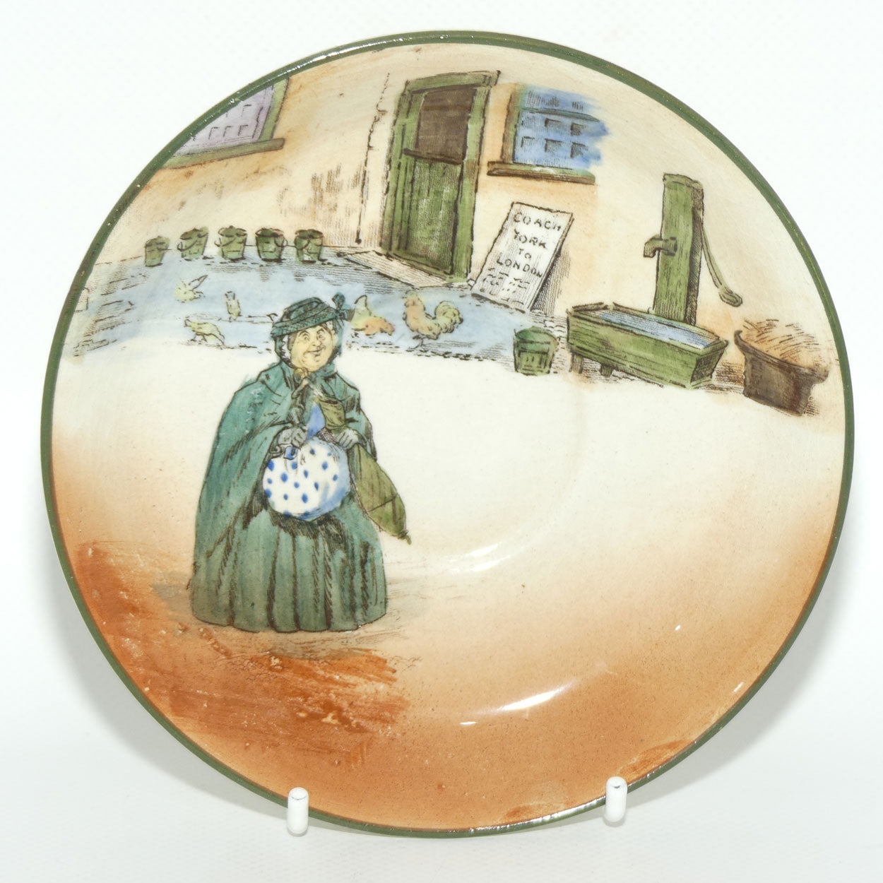 Royal Doulton Dickens duo #2 Mr Micawber | Sairey Gamp