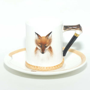 Royal Doulton Reynard the Fox coffee cup and saucer H4927 | Fox Front On | Handpainted H4927