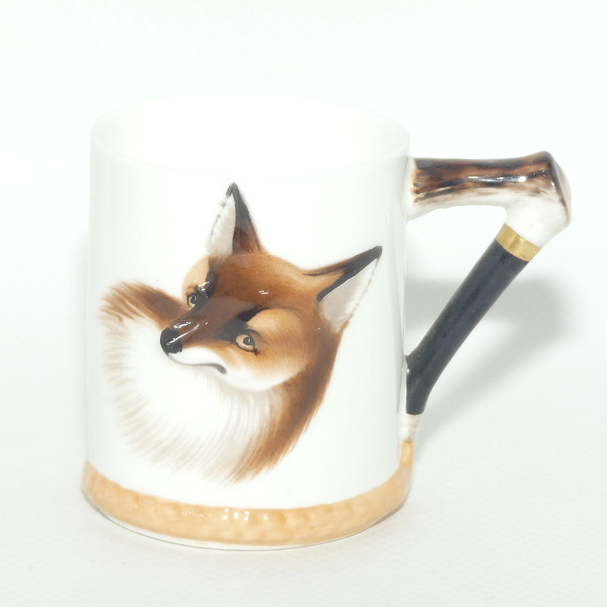 Royal Doulton Reynard the Fox coffee cup and saucer H4927 | Fox Head Turned