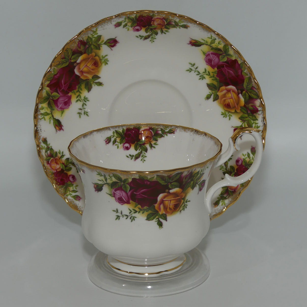 Royal Albert Bone China England Old Country Roses large size breakfast duo | #1
