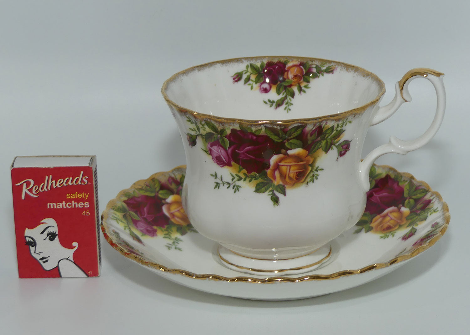 Royal Albert Bone China England Old Country Roses large size breakfast duo | #1