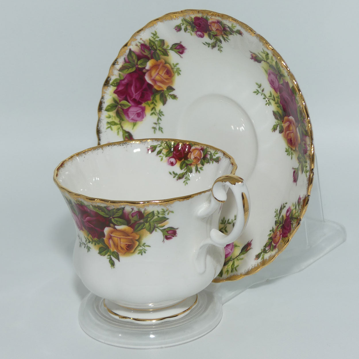 Royal Albert Bone China England Old Country Roses large size breakfast duo | #2