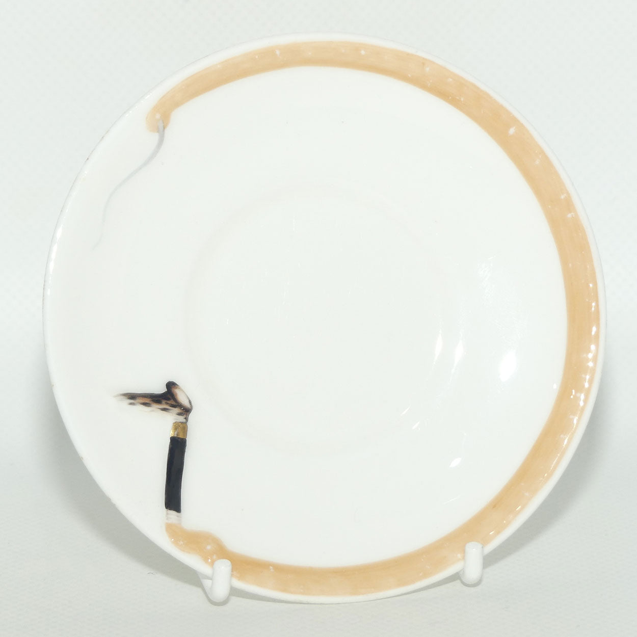 Royal Doulton Reynard the Fox coffee cup and saucer H4927 | Fox Lying | Handpainted H4927