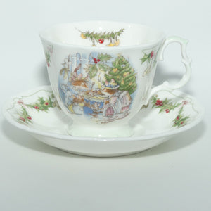 Royal Doulton Brambly Hedge Giftware | Merry Midwinter tea duo | boxed