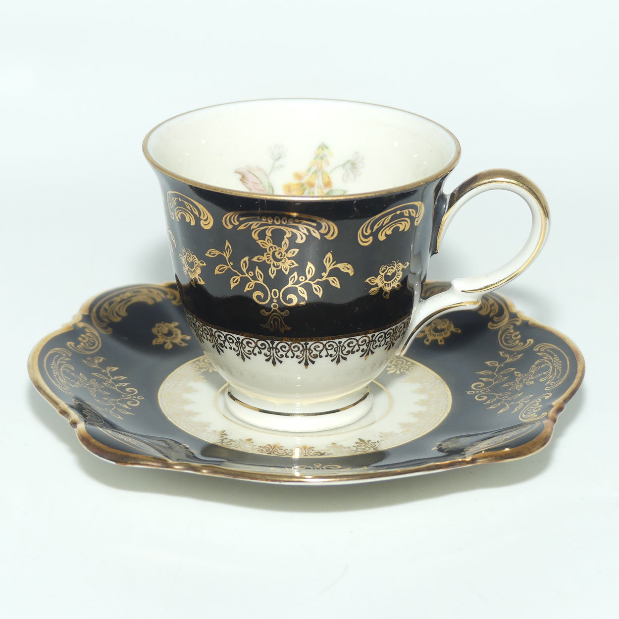 Zeh Scherzer Bavaria Harlequin demi tasse coffee set | 6 duos