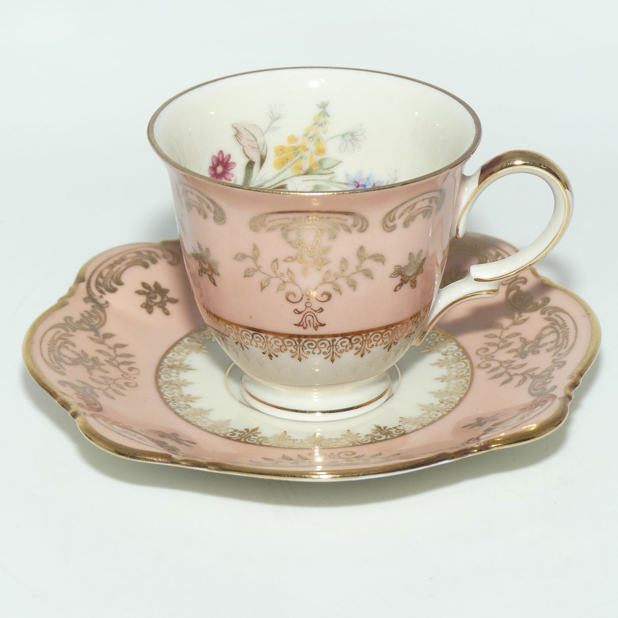 Zeh Scherzer Bavaria Harlequin demi tasse coffee set | 6 duos