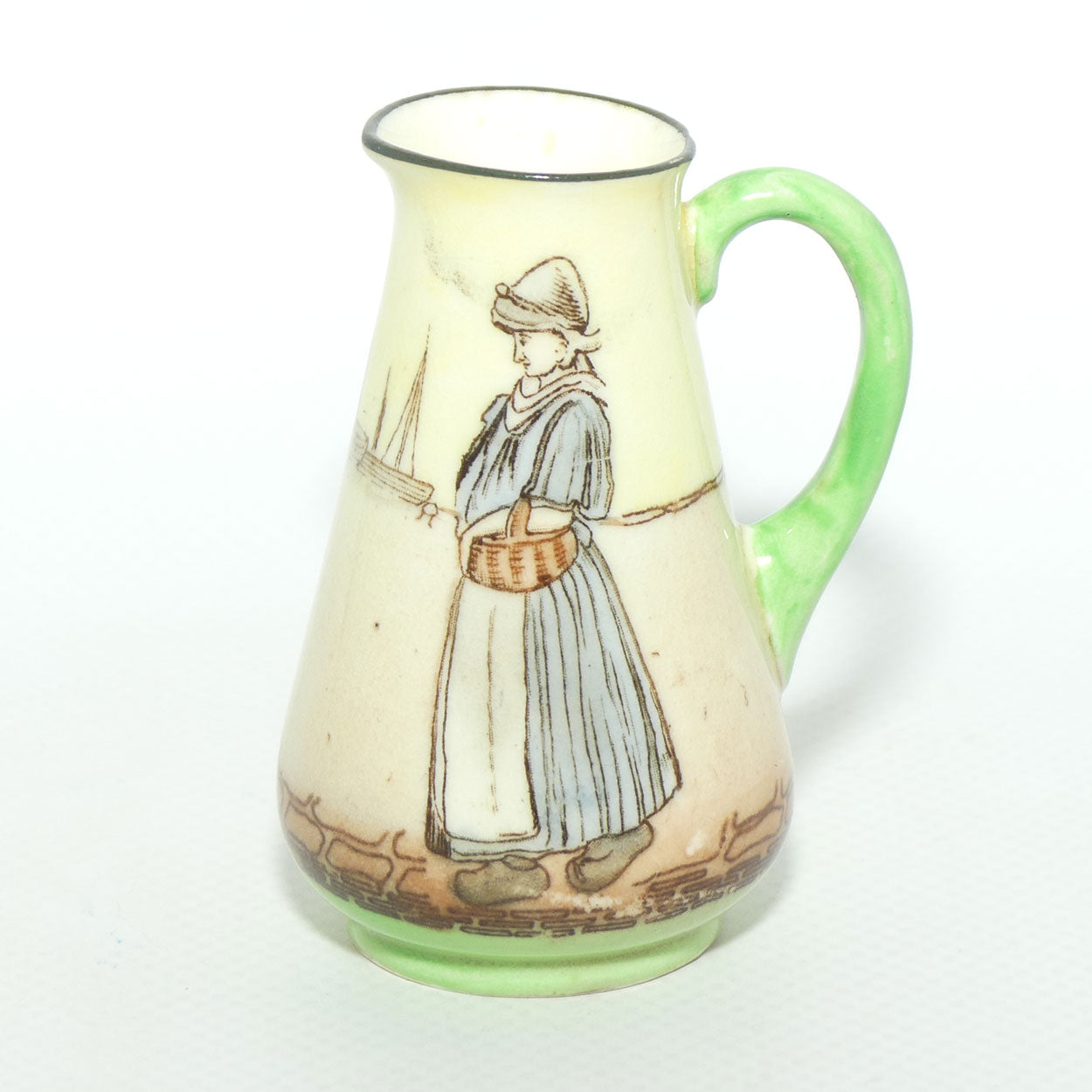 Royal Doulton Dutch A Harlem pattern miniature jug | Dutch Girl