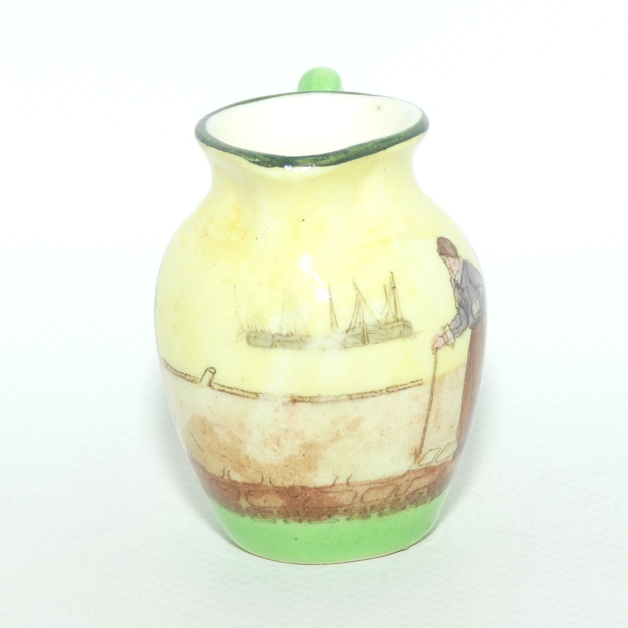 Royal Doulton Dutch A Harlem pattern miniature jug | Old Man and Woman Arm in Arm