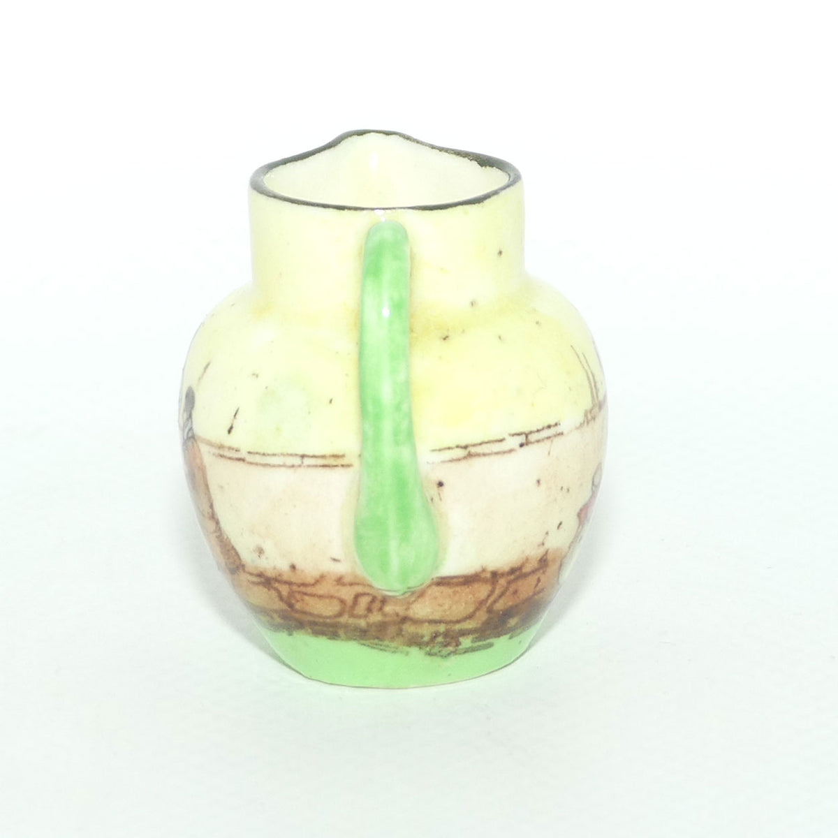 Royal Doulton Dutch A Harlem pattern miniature jug | Super Miniature | 3 Men talking | #2