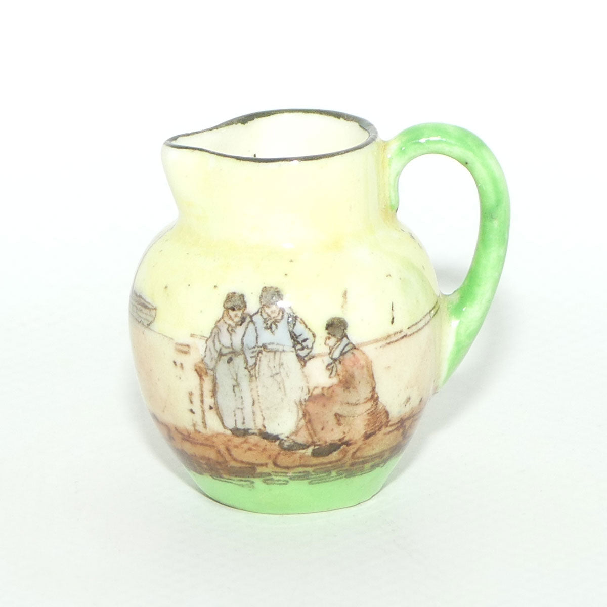 Royal Doulton Dutch A Harlem pattern miniature jug | Super Miniature | 3 Men talking | #2