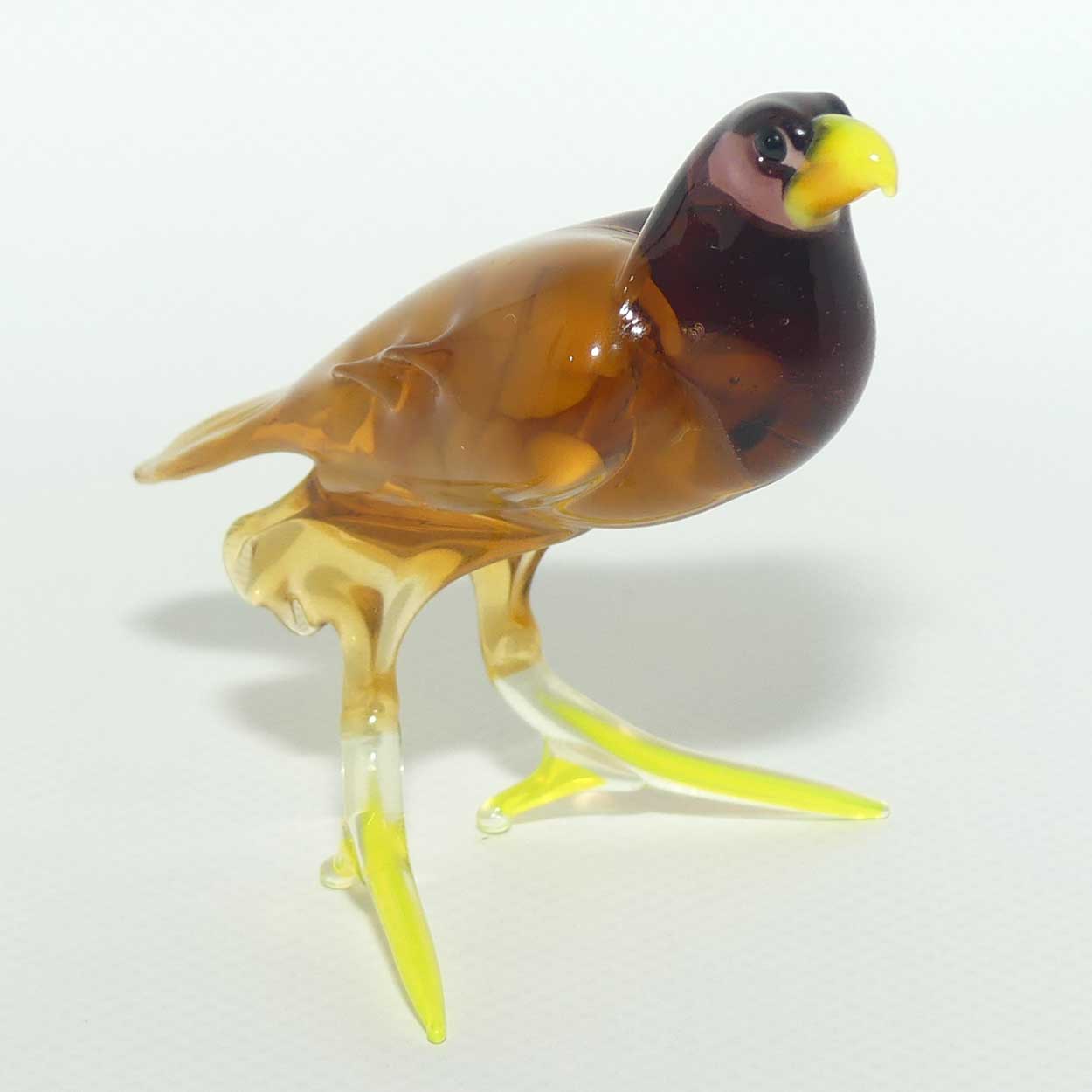 Fine quality Lampwork Murano Glass Bald Eagle figure