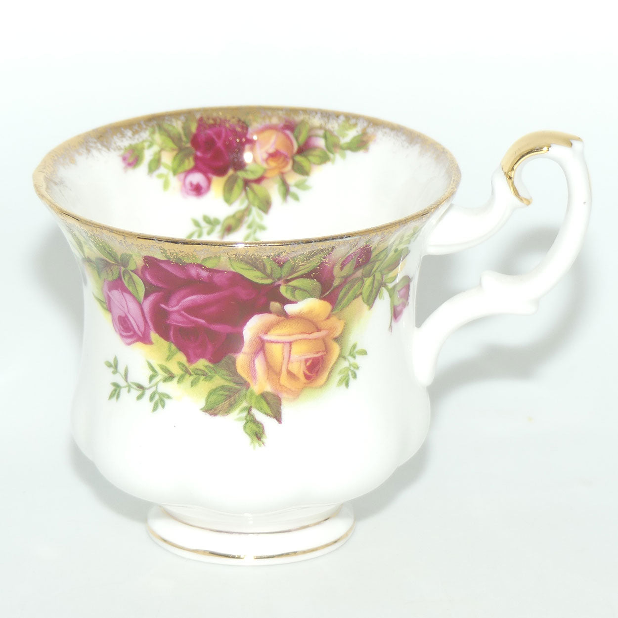 Royal Albert Bone China England Old Country Roses coffee duo set of 6 | Early stamp
