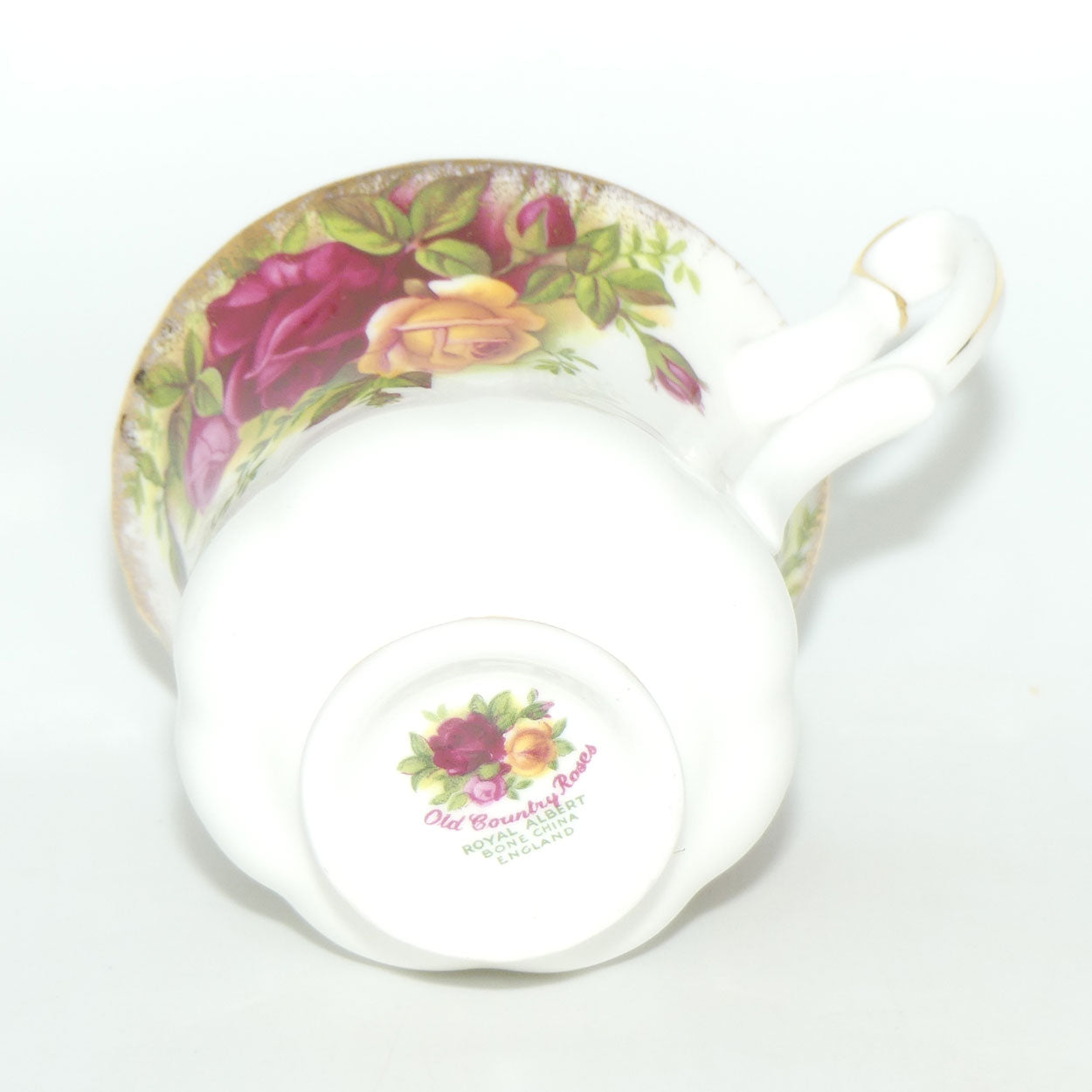 Royal Albert Bone China England Old Country Roses coffee duo set of 6 | Early stamp