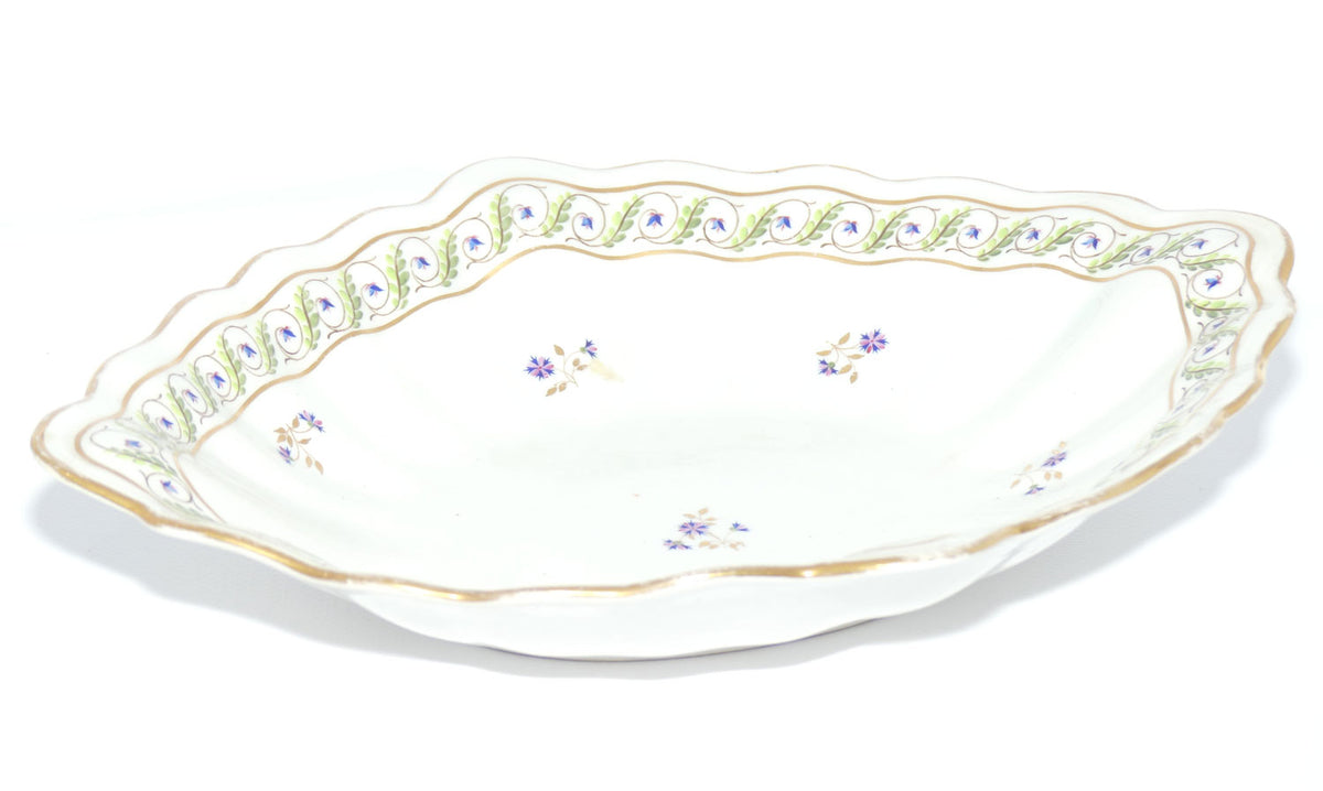 Duesbury Derby diamond shape bowl | Pattern 86