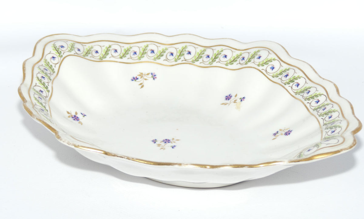 Duesbury Derby diamond shape bowl | Pattern 86