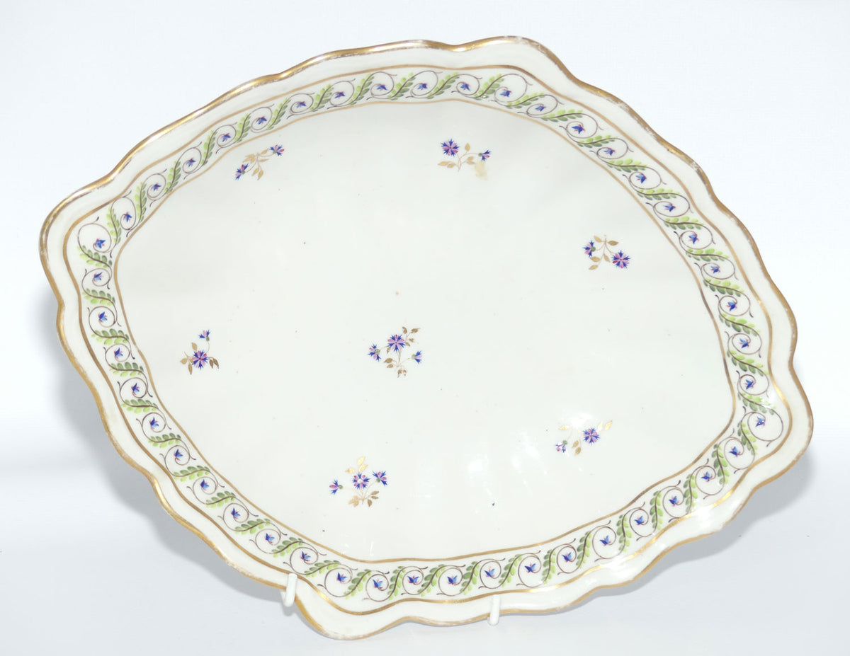 Duesbury Derby diamond shape bowl | Pattern 86
