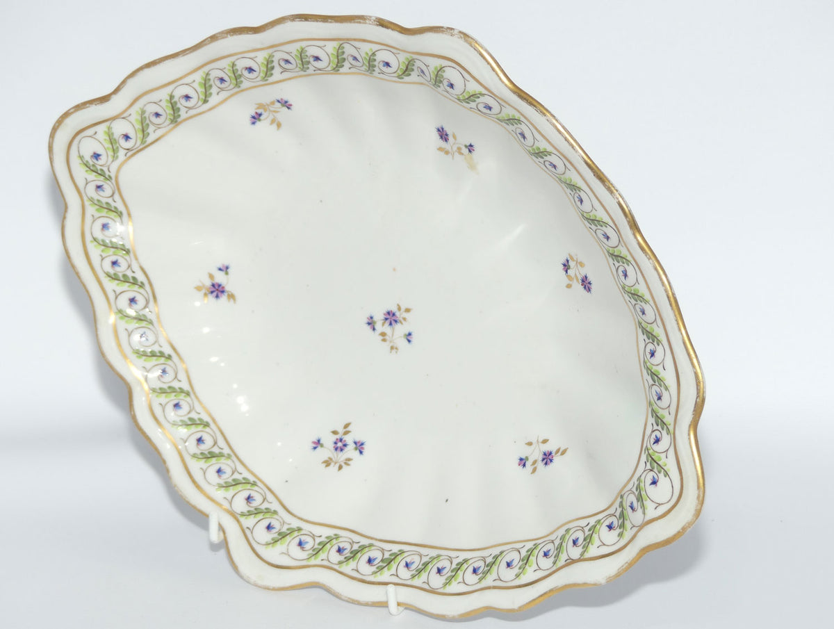 Duesbury Derby diamond shape bowl | Pattern 86