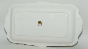 Royal Albert Bone China England Old Country Roses rectangular tray | early backstamp