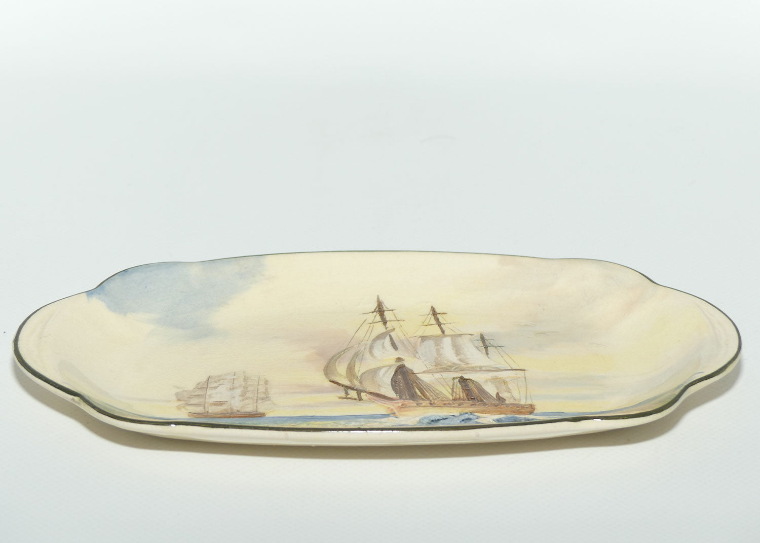 Royal Doulton Famous Ships An East Indiaman small tray D5957