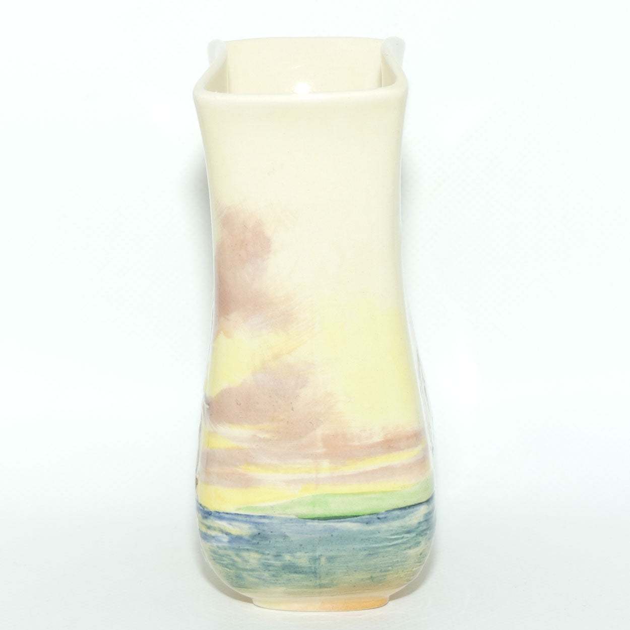 Royal Doulton Famous Ships East Indiaman tall flaired vase D5957