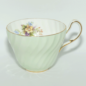 EB Foley Bone China Floral Spray trio | Light Green wash