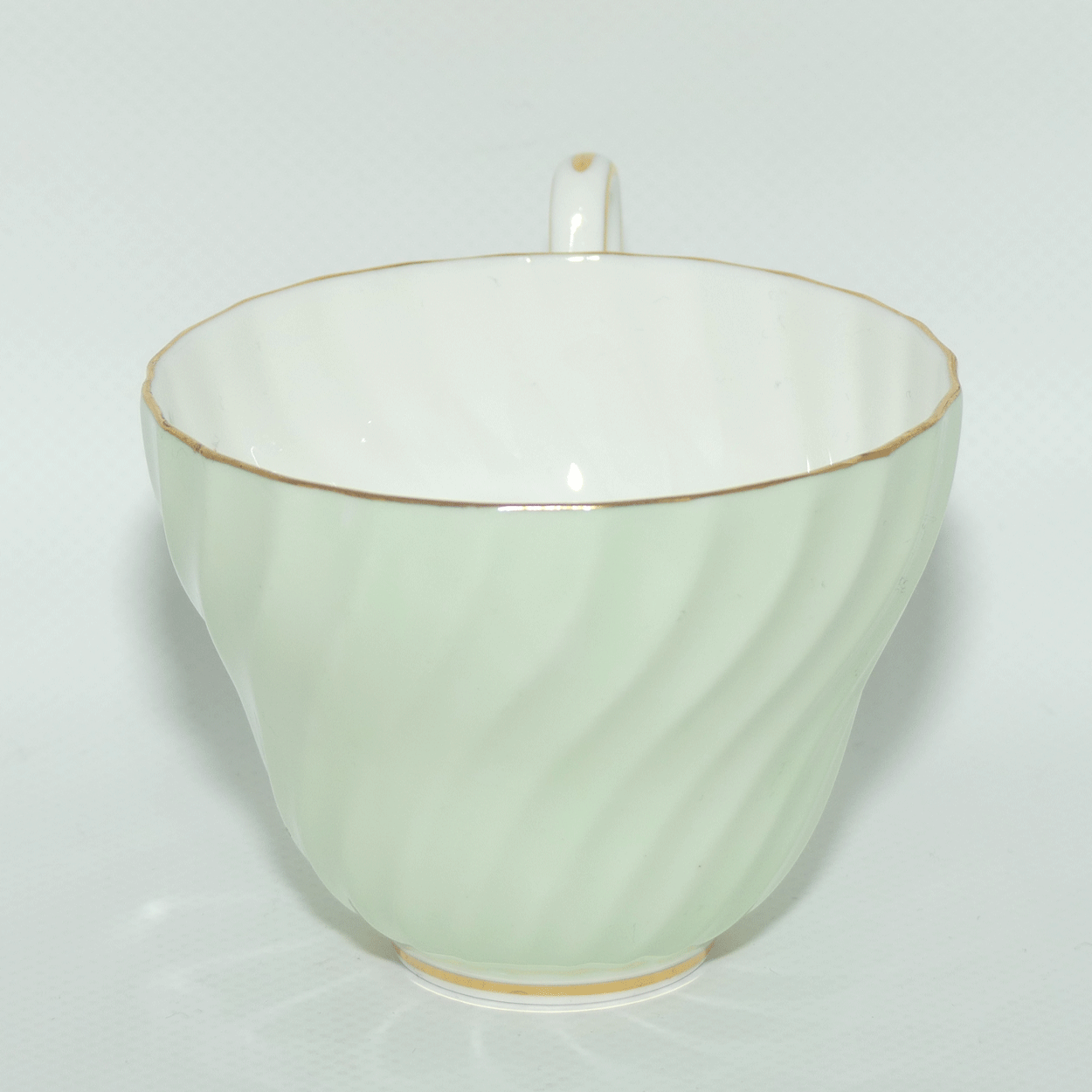 EB Foley Bone China Floral Spray trio | Light Green wash