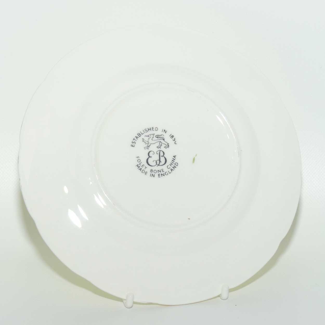 EB Foley Bone China Floral Spray trio | Buttercup Yellow wash | Footed cup