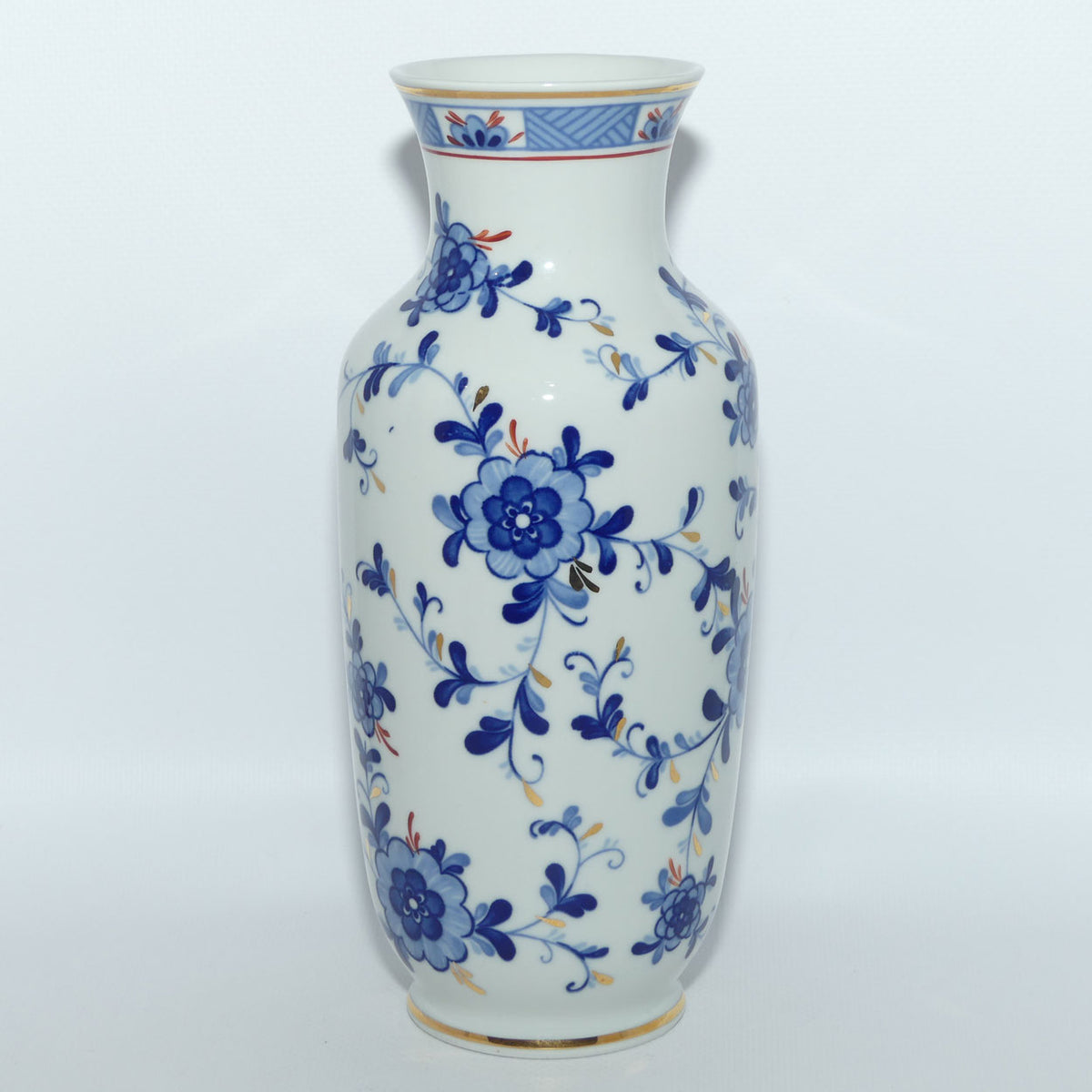 Aelteste Volkstedter Echt Kobalt vase | 22cm tall