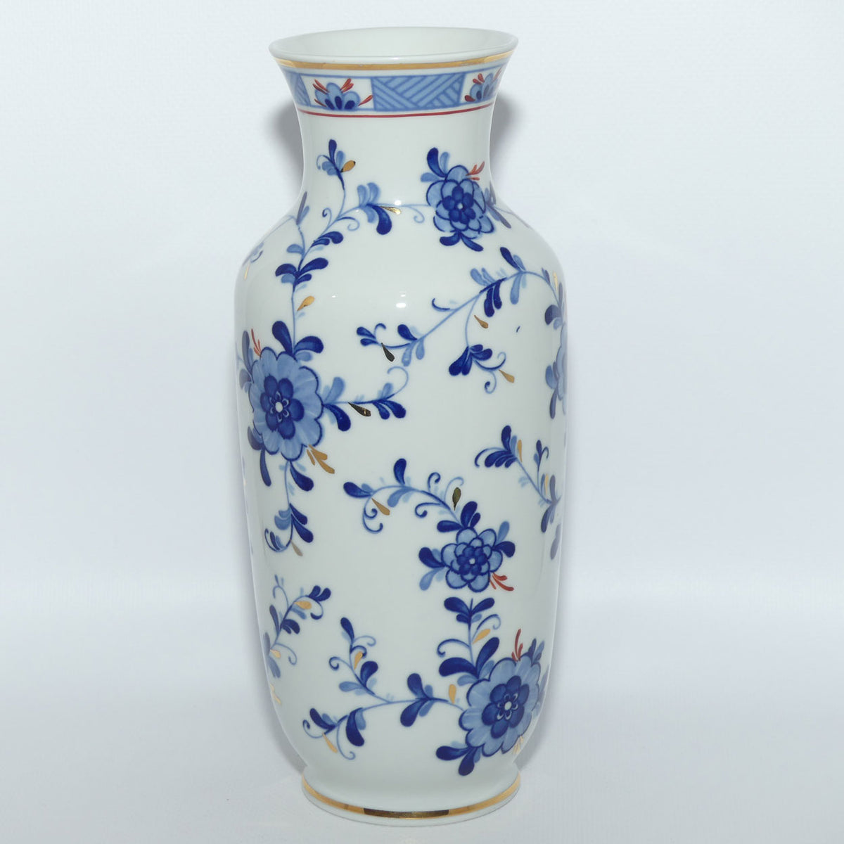Aelteste Volkstedter Echt Kobalt vase | 22cm tall