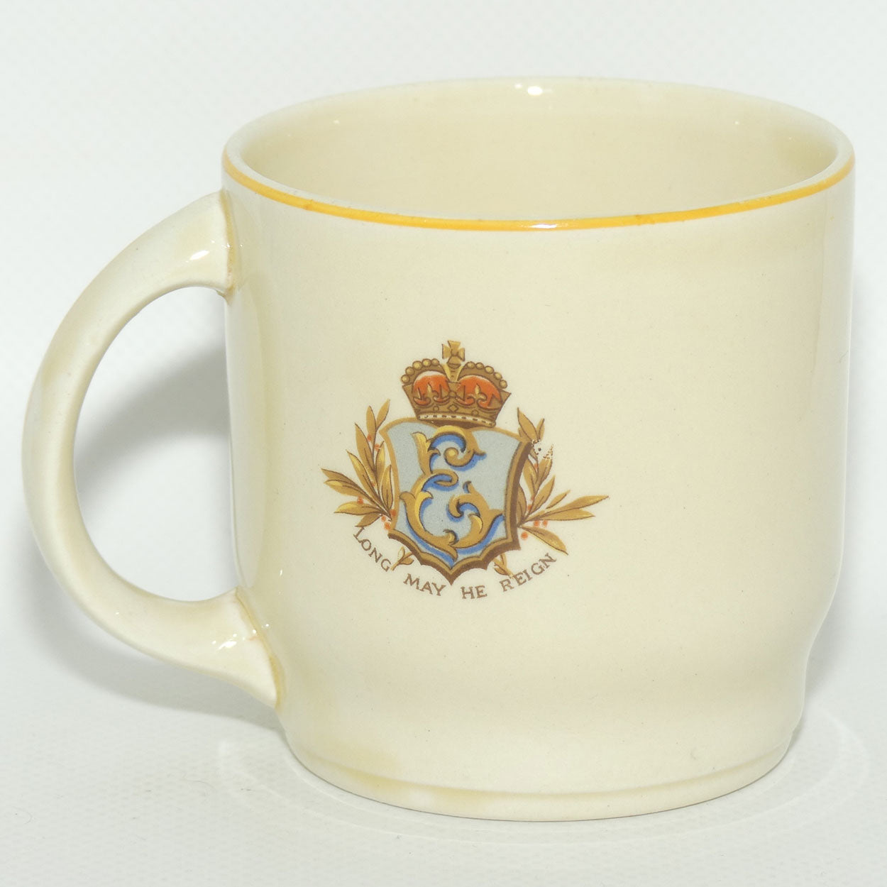 Woods Ivory Ware Royalty Commemorative mug | Coronation May 12th 1937 | HM King Edward VIII