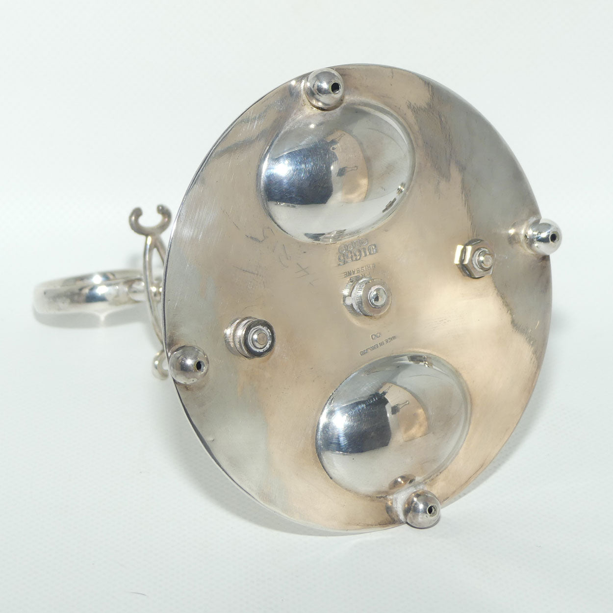 Silver Plated EPNS egg set for 2 | marked FR & S BRISBANE