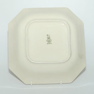 Royal Doulton Coaching Days large bowl | Square shape | Truncated corners