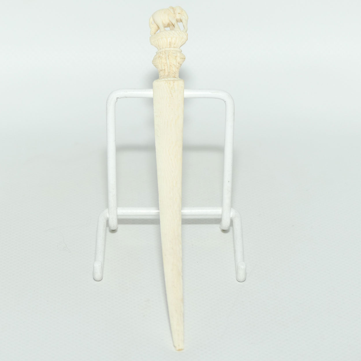 Carved Ivory Elephant Letter Opener