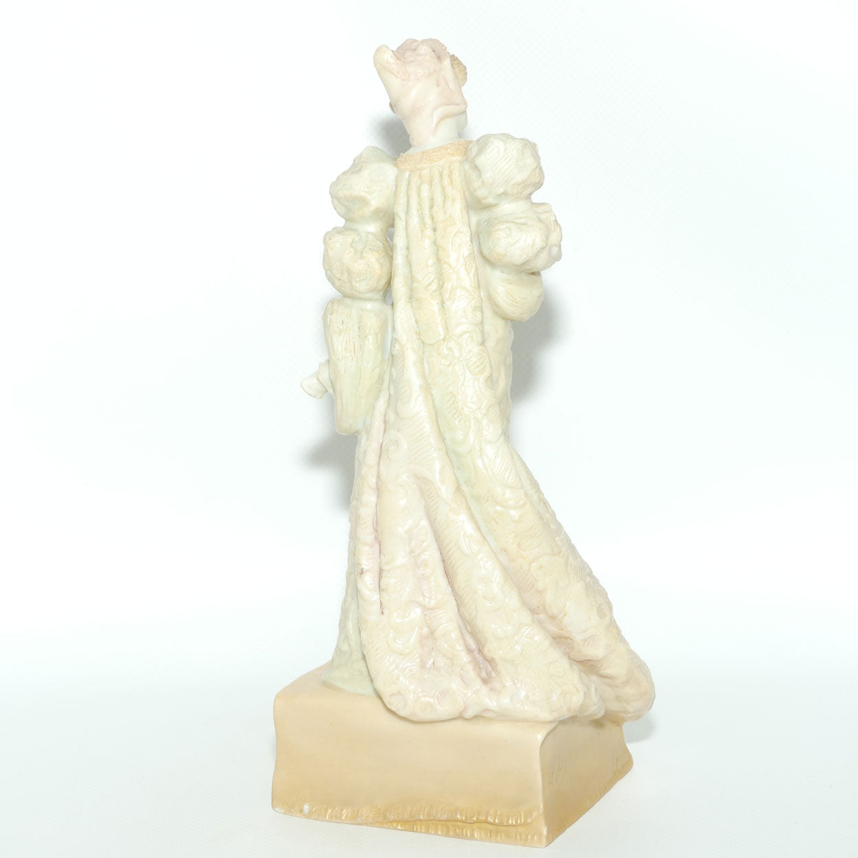 Doulton Burslem Vellum figure by Charles Noke | Ellen Terry as Queen Catharine