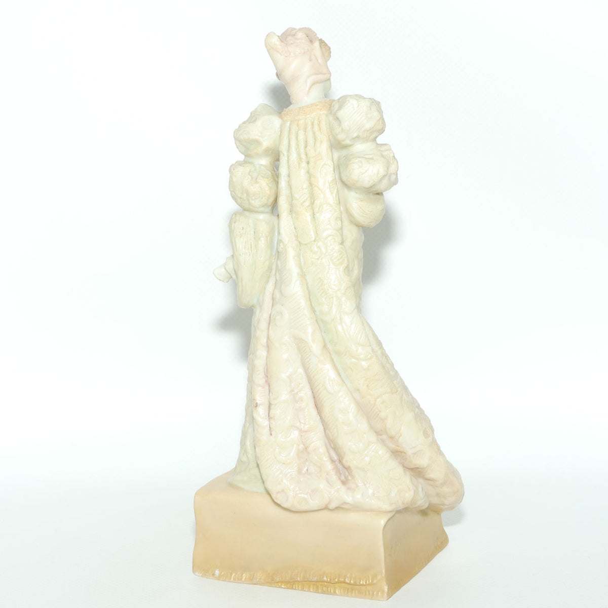 Doulton Burslem Vellum figure by Charles Noke | Ellen Terry as Queen Catharine