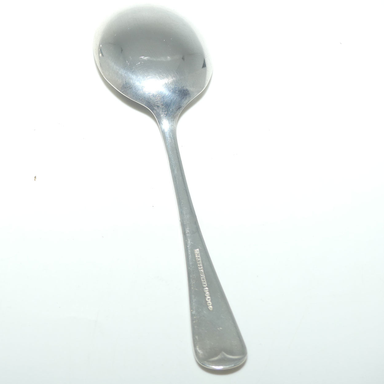 Set of 6 Embassy Silver Plated Old English Soup Spoons | 17cm