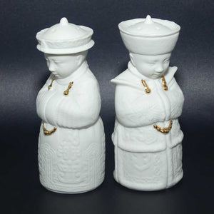 Lladro Bisque Emporers salt and pepper set | Gold Privilege Members piece