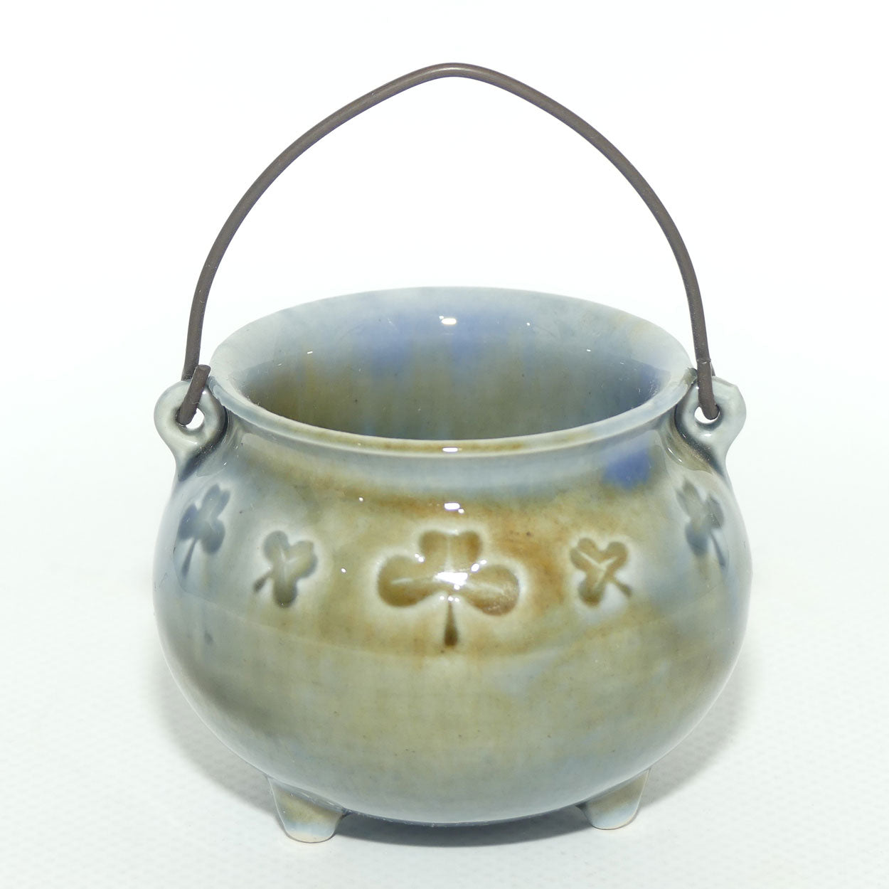 Wade Irish Porcelain | Shamrock decorated Cauldron
