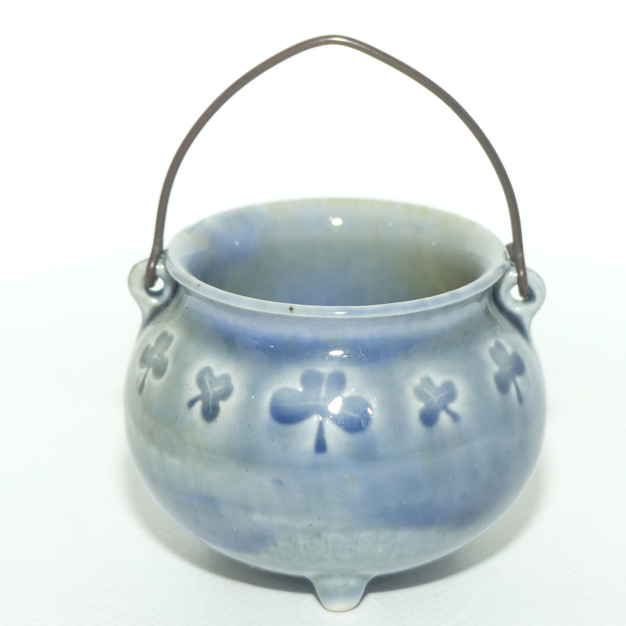 Wade Irish Porcelain | Shamrock decorated Cauldron