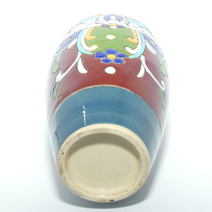 Art Nouveau | French Enamel on Pottery vase