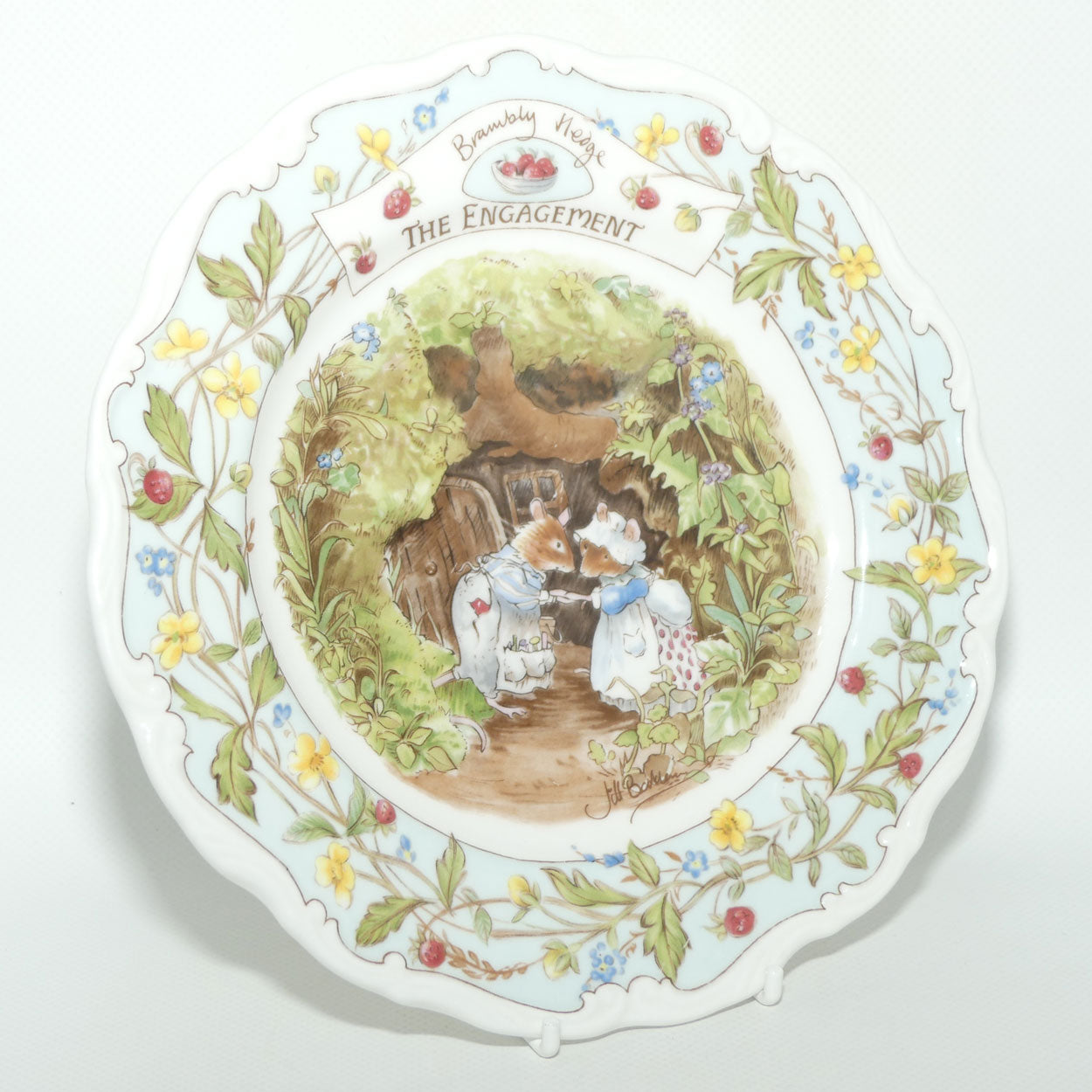 Royal Doulton Brambly Hedge Giftware | Special Occasion series plate | The Engagement | 20cm