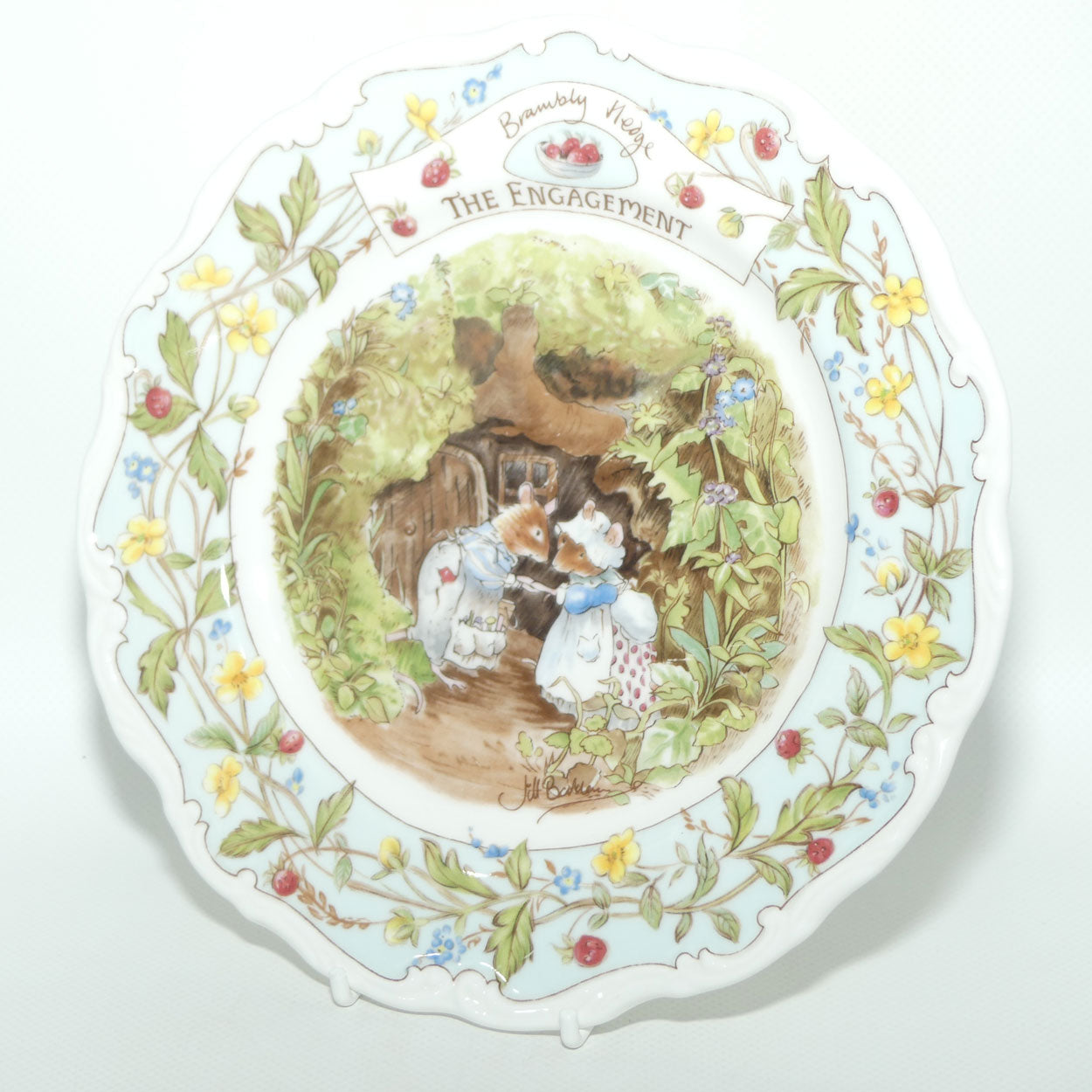 Royal Doulton Brambly Hedge Giftware | Special Occasion series plate | The Engagement | 20cm