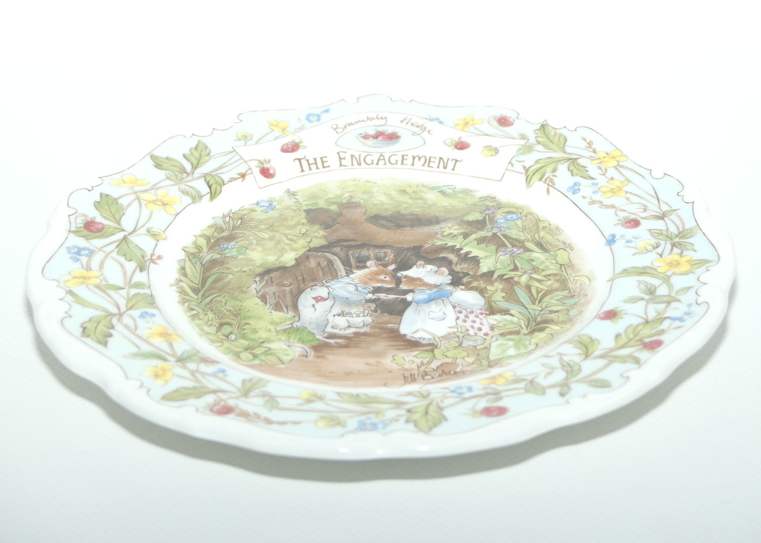 Royal Doulton Brambly Hedge Giftware | Special Occasion series plate | The Engagement | 20cm
