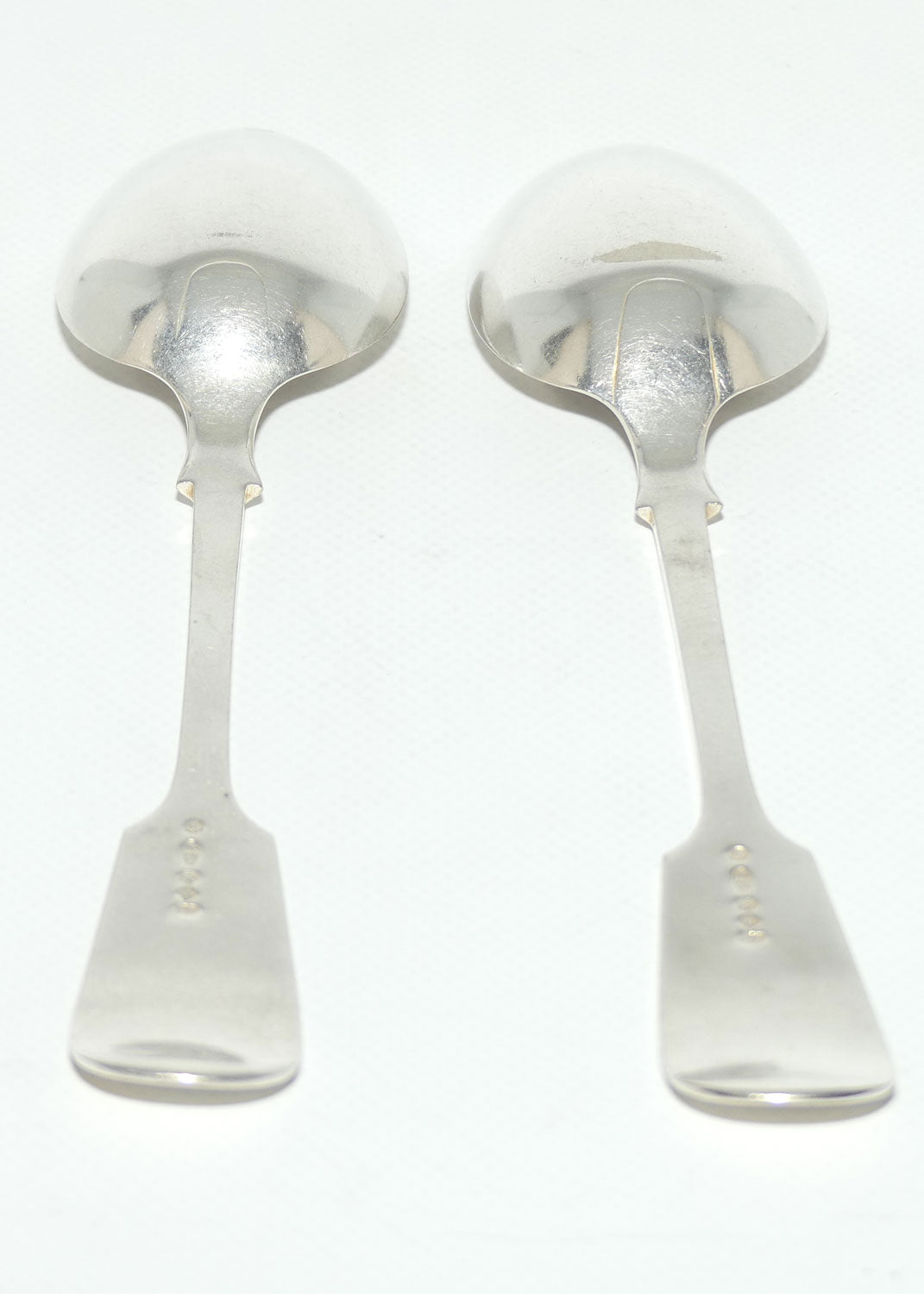 Set of 2 John Dixon and Sons | Silver Plated Fiddle Pattern Table/Serving Spoons | 23cm