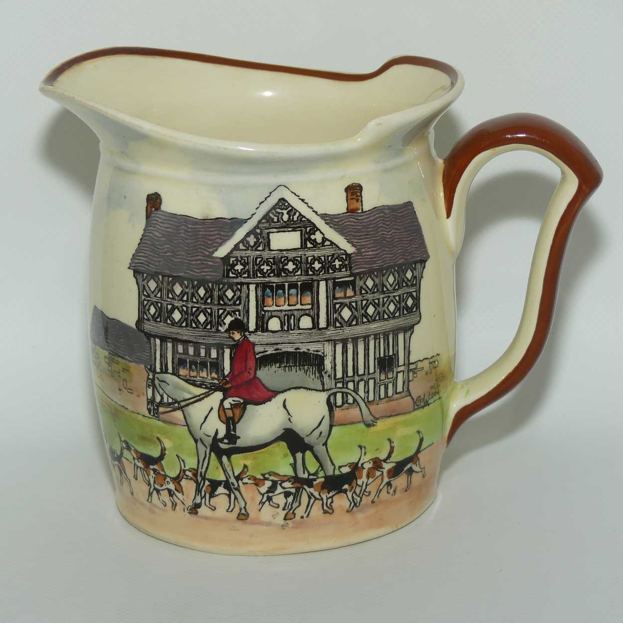 Royal Doulton Cecil Aldin Old English Scenes Westcott shape jug D4723