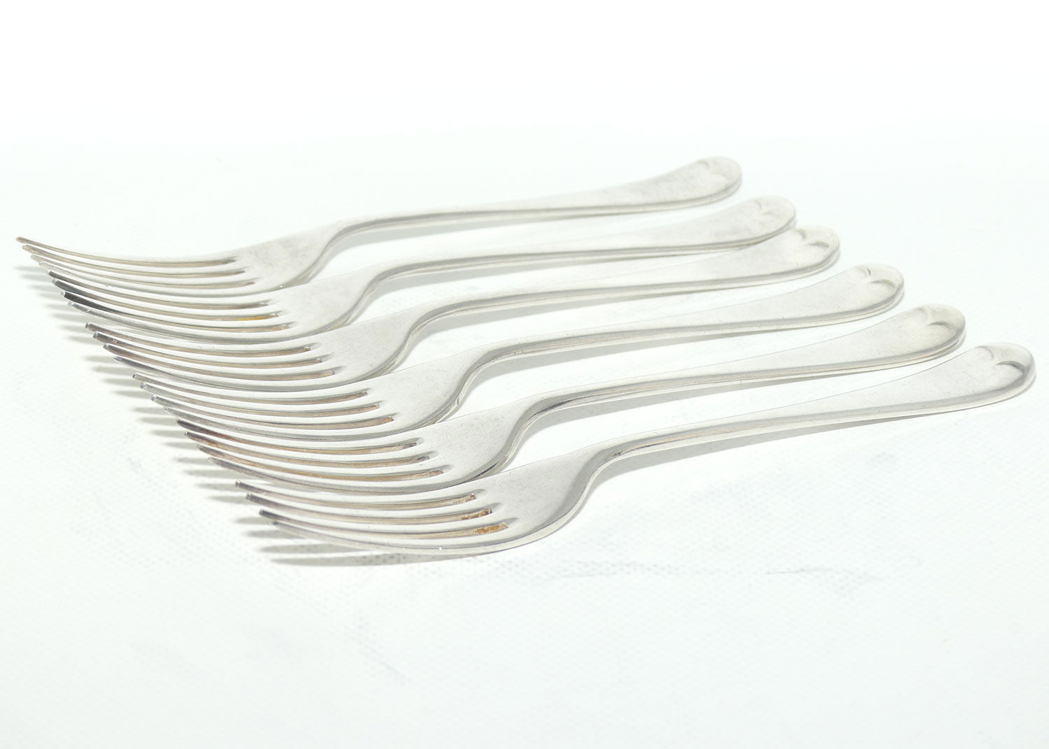 Set of 6 Berkeley EPNS A1 | Silver Plated Dinner forks | 19.5cm