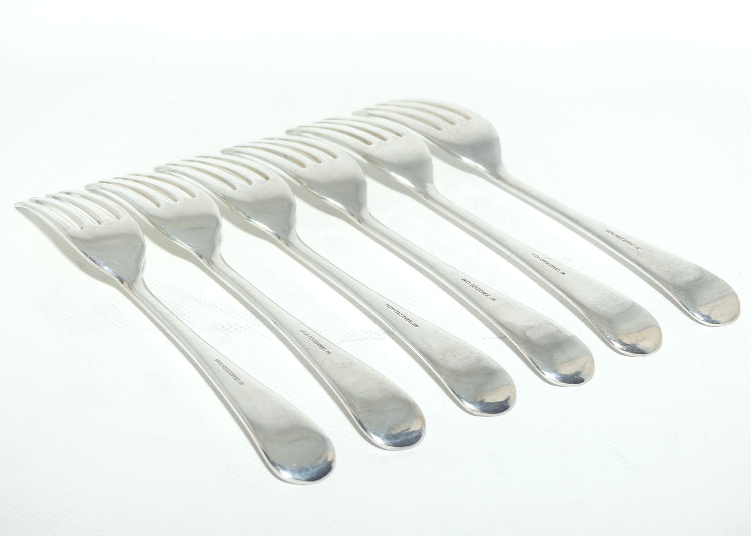 Set of 6 Berkeley EPNS A1 | Silver Plated Dinner forks | 19.5cm