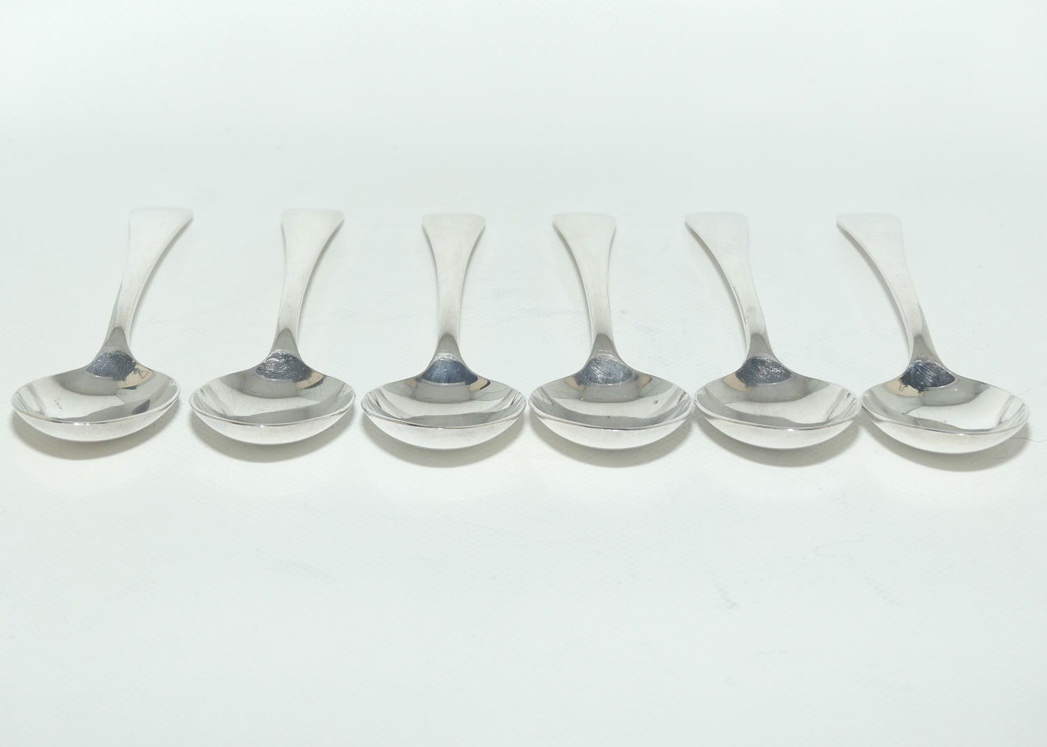 Set of 6 Berkeley EPNS A1 | Silver Plated Desert spoons | 17.5cm